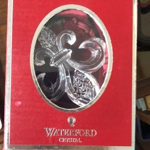 Waterford Crystal ornament NEW in box 2013.  Has original hanger and red pouch